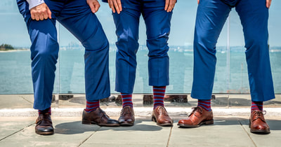 Unique groomsmen socks