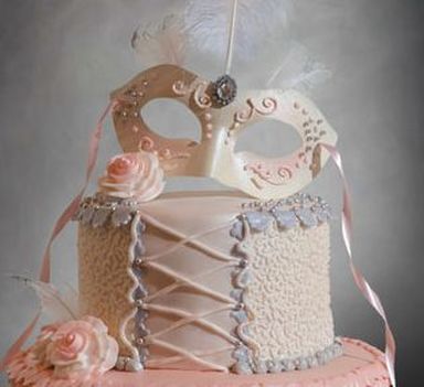 French Wedding Cake Masquerade Ball