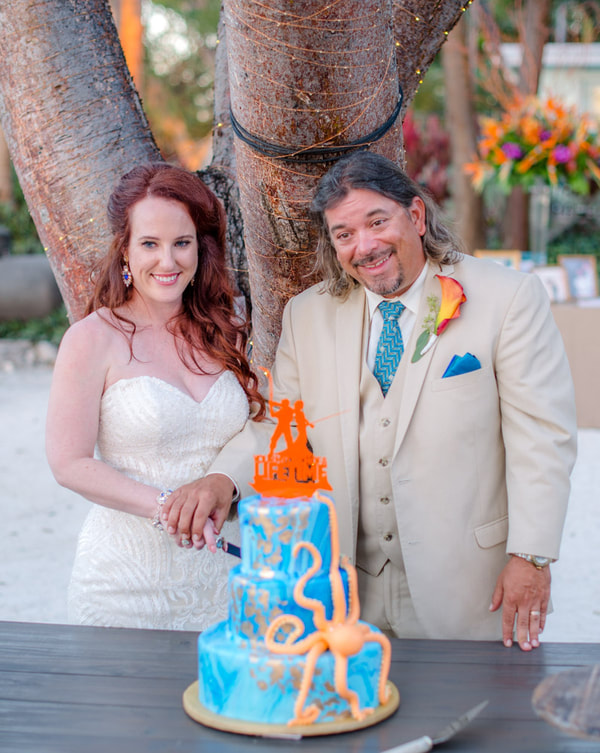 Octopus wedding cake