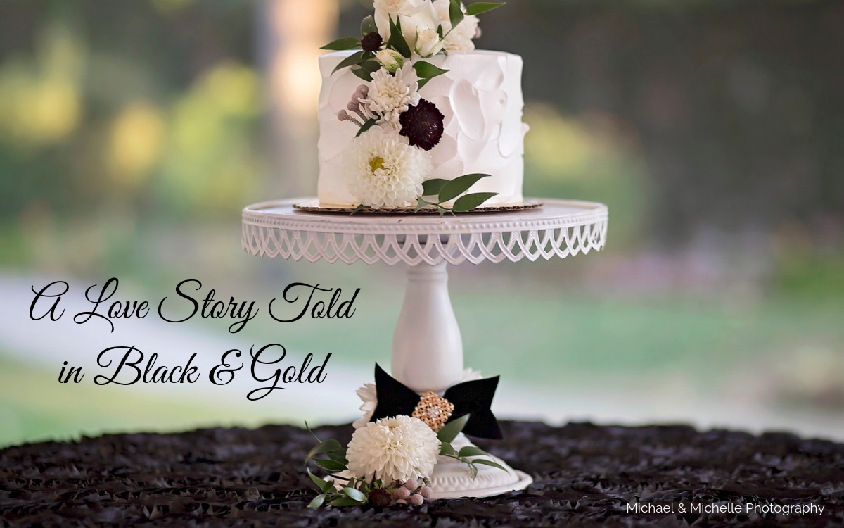 A love story told in black and gold wedding international wedding  festival 