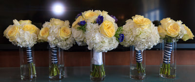 Bright bridal bouquets