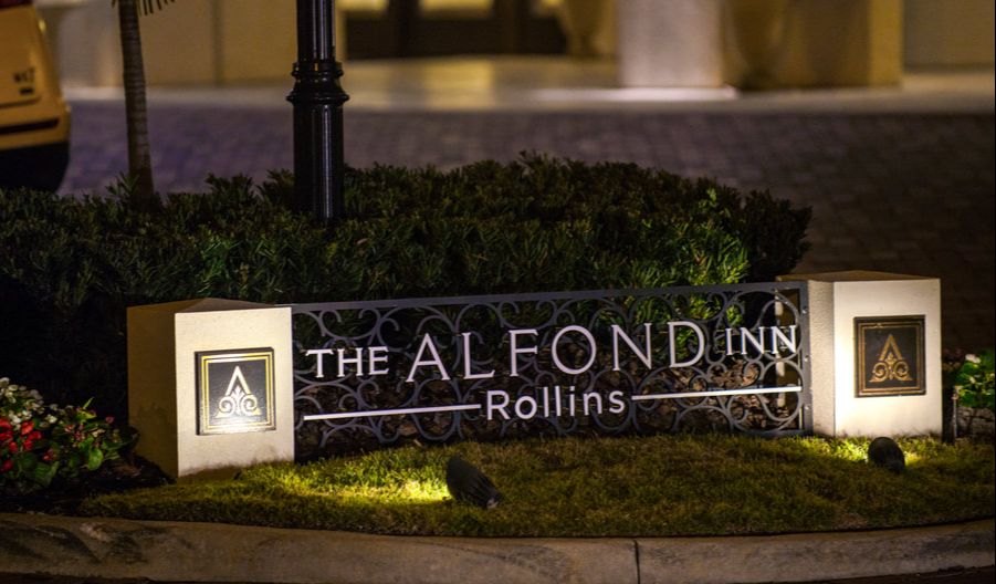 The Alfond Inn Rollins sign